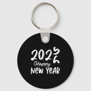 Auf Wiedersehen 2025 Hallo 2026 Frohes Neues Jahr  Schlüsselanhänger