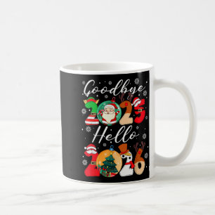 Auf Wiedersehen 2025 Hallo 2026 Frohes Silvester C Kaffeetasse