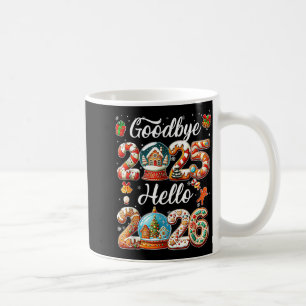 Auf Wiedersehen 2025 Hallo 2026 Frohes Silvester C Kaffeetasse