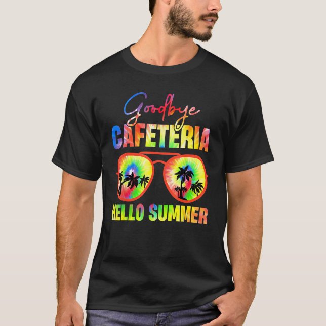 Auf Wiedersehen Cafeteria Hallo Sommer Letzter Sch T-Shirt (Vorderseite)