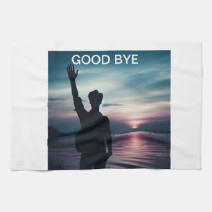 "Auf Wiedersehen des Jahres" Geschirrtuch