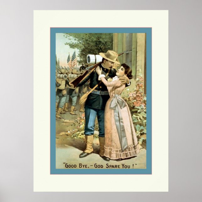 Auf Wiedersehen! - Ersparen Sie sich!~Vintager Ziv Poster (Vorne)