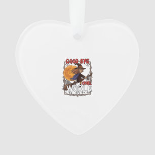 Auf Wiedersehen Grausame Welt Hexe Halloween Vollm Ornament