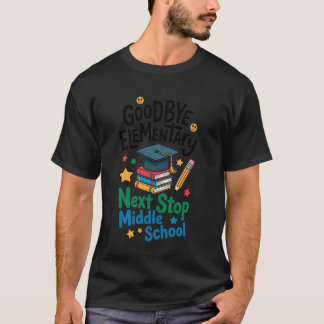 Auf Wiedersehen Grundschule Nächste Haltestelle Mi T-Shirt