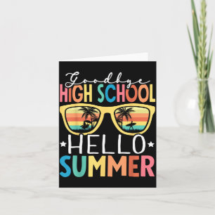 Auf Wiedersehen High School Hallo Sommer High Scho Karte