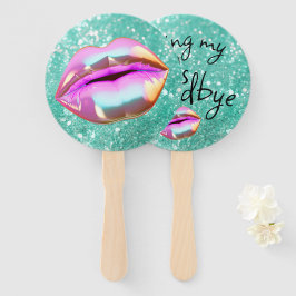 Auf Wiedersehen küssen Fächer