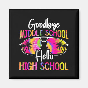 Auf Wiedersehen Mittelschule Hallo Oberstufe Somme Magnet