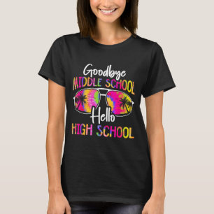 Auf Wiedersehen Mittelschule Hallo Oberstufe Somme T-Shirt