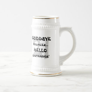 Auf Wiedersehen Prahler-… hallo Barkeeper! Bierglas