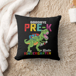 Auf Wiedersehen Pre K Hallo Kindergarten T Rex Sch Kissen