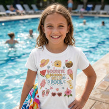 Auf Wiedersehen Schule Hallo Pool T-Shirt