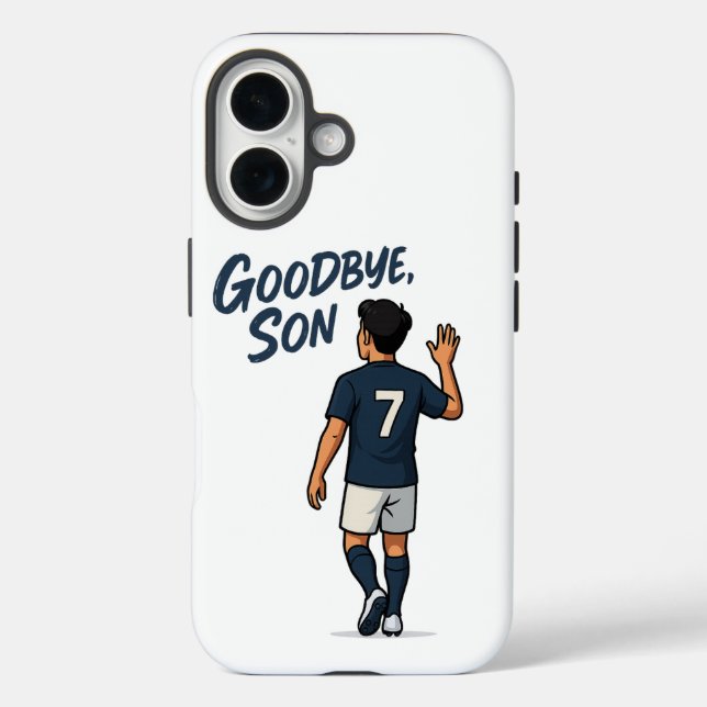 Auf Wiedersehen, Sohn | Emotionalnummer 7 Fußballt Case-Mate iPhone Hülle (Rückseite)