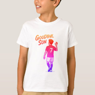 Auf Wiedersehen, Sohn Emotionalnummer 7 Fußballt T-Shirt