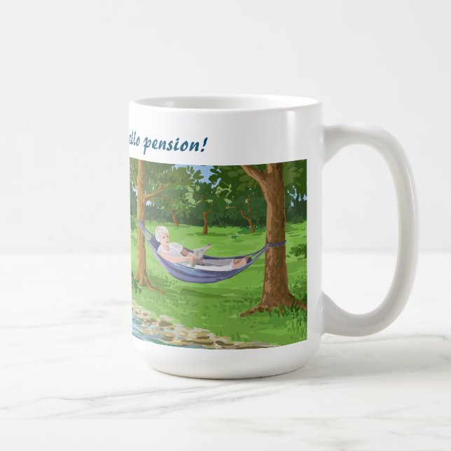 Auf Wiedersehen Spannung, Hallo-Pension, Hängematt Kaffeetasse (Rechts)