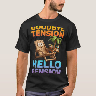 Auf Wiedersehen Spannung Hallo Pension Sommerurlau T-Shirt
