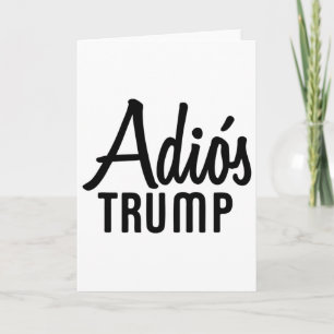 Auf Wiedersehen Trump Demokrat Us-Wahl Karte