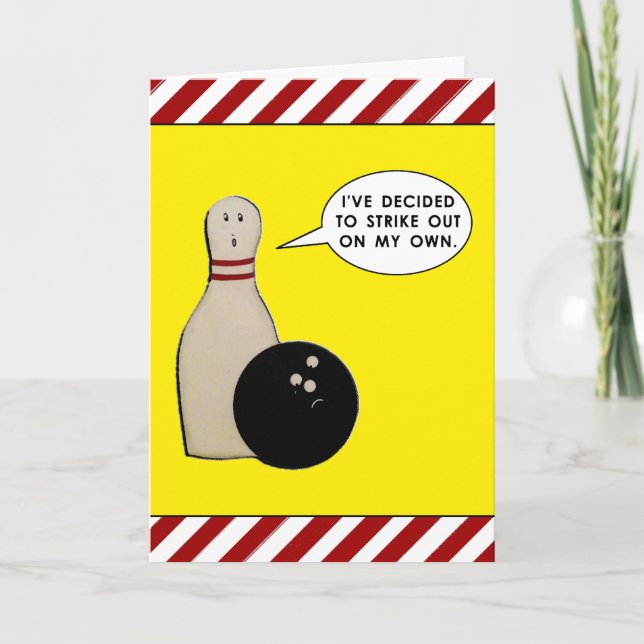 Auf Wiedersehen und Viel Glück Karte (Vorderseite)