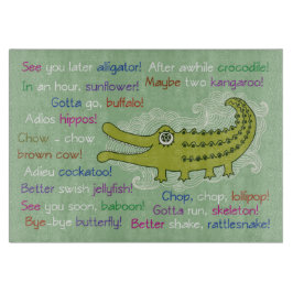 Auf Wiedersehen und Viel Glück von Group, Alligato Schneidebrett