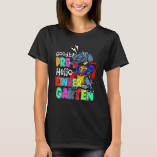 Auf Wiedersehen Vorschulabschluss Hallo Kindergart T-Shirt
