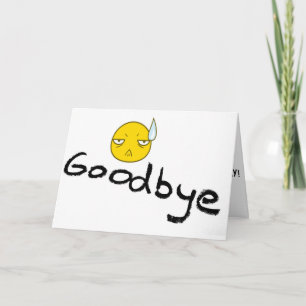 **AUF WIEDERSEHEN*** WÜNSCHE FÜR DICH KARTE