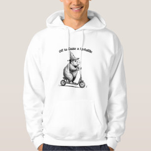 Auf zu einem Tumult Lustiger Erdhörnchen Roller  Hoodie
