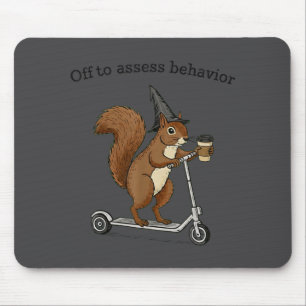 Auf zu Ess Verhalten Lustiger Eichhörnchen Aba Ver Mousepad