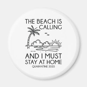 Auf Zuhause bleibe Magnet