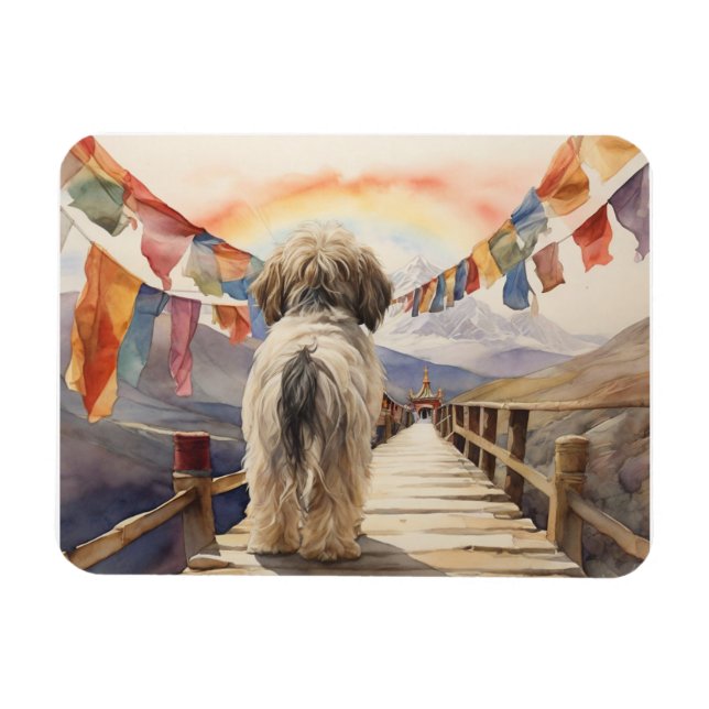 Auf Zuhause. Blick auf die Rainbow Bridge Magnet (Horizontal)