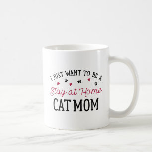 Auf Zuhause Cat Mama bleibe Kaffeetasse