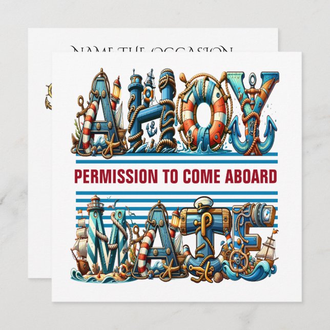 AUFBAU DER ERLAUBNIS EINLADUNG (Vorne/Hinten)