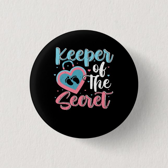 Aufbewahrung des Geheimen rosa oder blauen Geschle Button (Vorderseite)