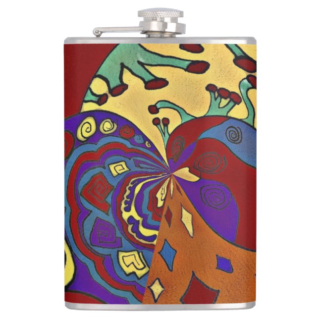 Aufblähen Flachmann (Vorderseite)