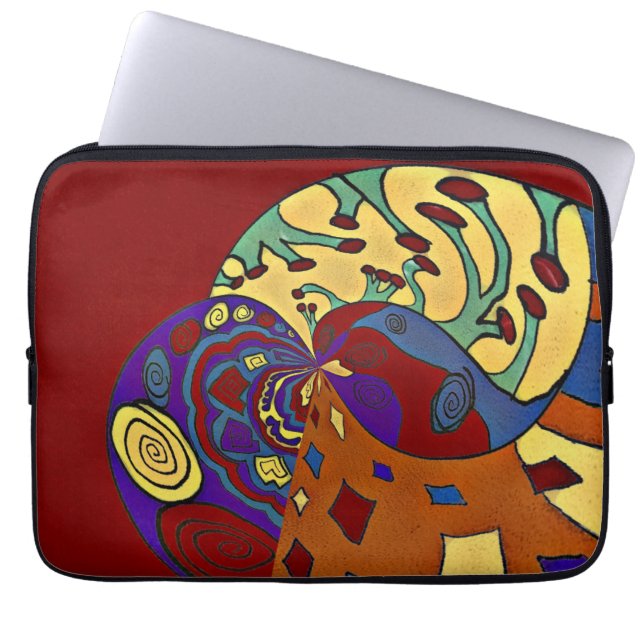 Aufblähen Laptopschutzhülle (Vorderseite)