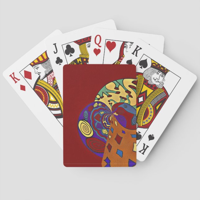 Aufblähen Spielkarten (Rückseite)