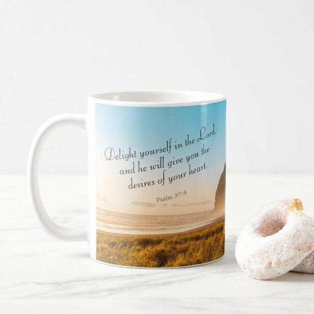 Aufblähung des Inspirationspalms 37:4 Kaffeetasse (Mit Donut)