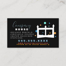 Aufblasbare Burg Jump House Bounce Party Miete Visitenkarte