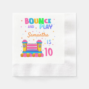 Aufblasbares Bounce House Jump Geburtstagsparty Gi Serviette