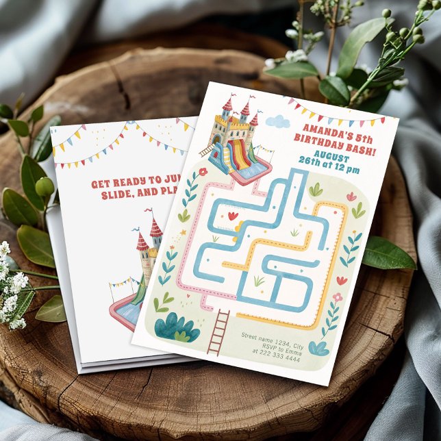 Aufblasbares Party zum Geburtstag Einladung (Von Creator hochgeladen)