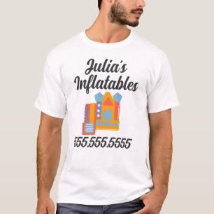 Aufblasbares Schlosssprunghaus Hüpfparty Vermietun T-Shirt