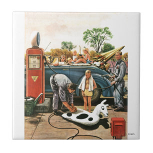 Aufblasen des Strand-Spielzeugs Fliese