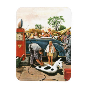 Aufblasen des Strand-Spielzeugs Magnet