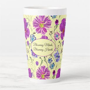 Aufblühende Gedanken, aufblühende Herzen Milchtasse