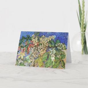 Aufblühende Kastanienzweige, Van Gogh. Karte