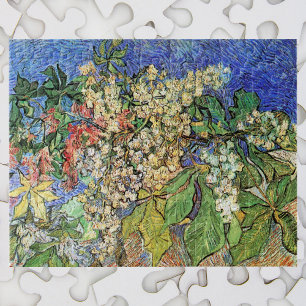 Aufblühende Kastanienzweige von Vincent van Gogh Puzzle