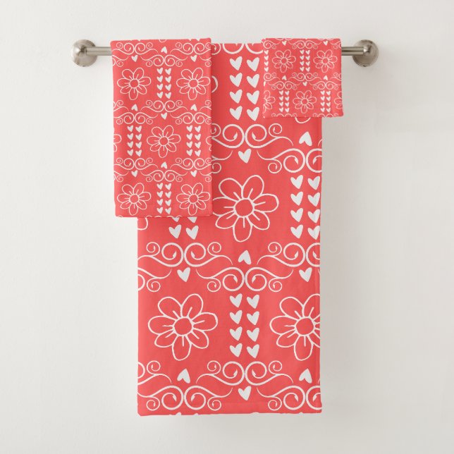 Aufblühende Liebe Badhandtuch Set (Insitu)