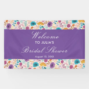 Aufblühende Liebe Florale Romantische Rosa Hochzei Banner