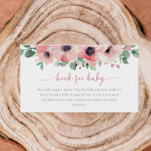 Aufblühende Liebe Rosa Babyparty-Buch fürs Baby