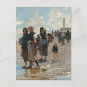 Aufbruch zum Fischen von John Singer Sargent Postkarte