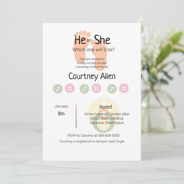 Aufdeckung der Kinderdusche (Stehend Vorderseite)