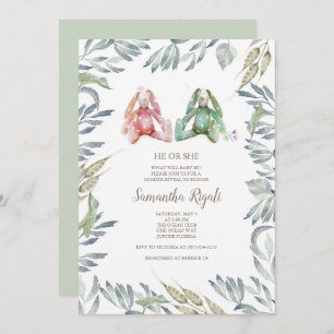 Aufdeckung der sonnigen Einladung